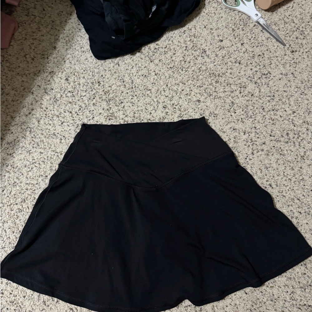 Aerie| Crossover Black athletic skirt